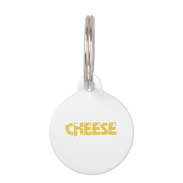 Cheese Pet Tag (Front)