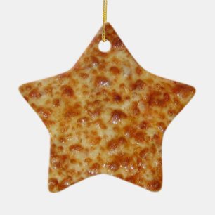 Cheese Pizza Ceramic Tree Decoration