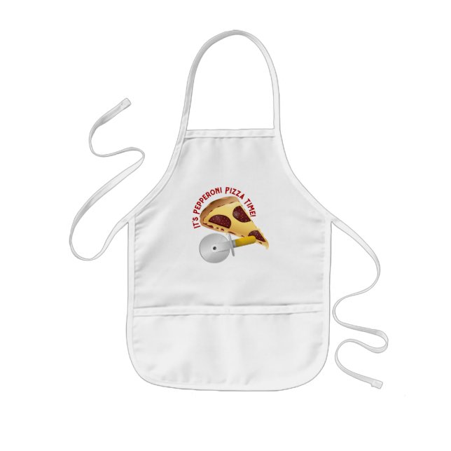 Cheese Pizza Day Kids Apron (Front)