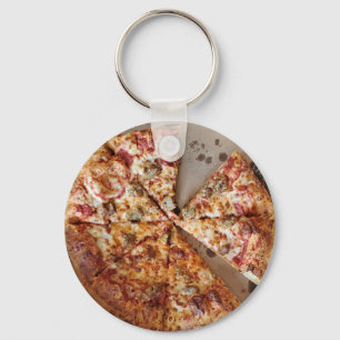Cheese Pizza Key Ring