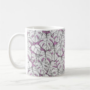 Cheese plant exotic tropical monstera house plant  coffee mug