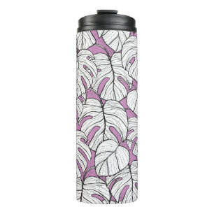 Cheese plant exotic tropical monstera house plant thermal tumbler