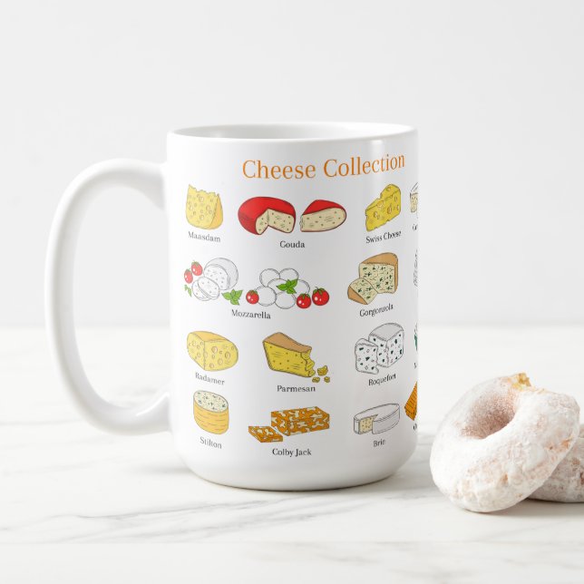 Cheese Please! Coffee Mug (With Donut)