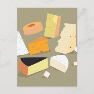 cheese please postcard