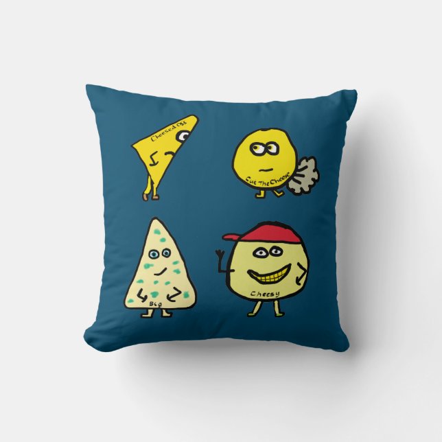 Cheese Puns Cushion (Front)