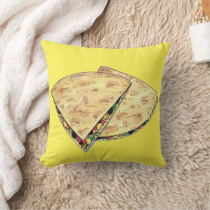 Cheese Quesadillas Mexican Food Appetizer Cushion