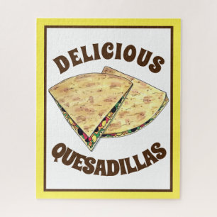 Cheese Quesadillas Mexican Food Appetizer Jigsaw Puzzle