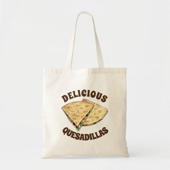 Cheese Quesadillas Mexican Food Appetizer Tote Bag (Front)