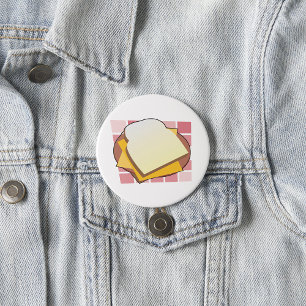 Cheese Sandwich 7.5 Cm Round Badge
