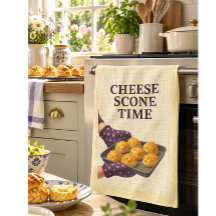 Cheese Scone Tea Towel | Baking Gift for Her