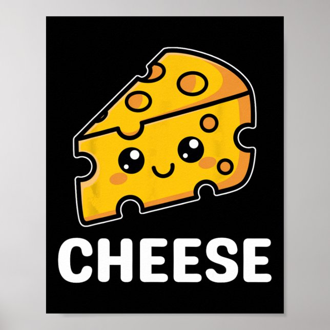 Cheese Slice Mac Macaroni Kawaii Halloween Costume Poster (Front)