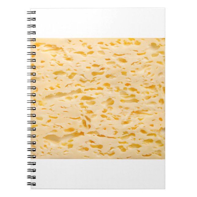 Cheese texture with holes notebook (Front)