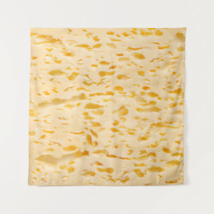 Cheese texture with holes tapestry