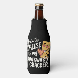 Cheese to My Awkward   Funny and Cute Valentine Bottle Cooler