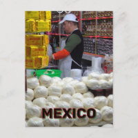 Cheese Vendor In Oaxaca, Mexico