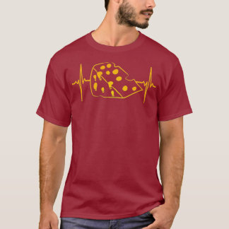 Cheese Wedge Heartbeat Grilled Dairy Farming _16 T-Shirt