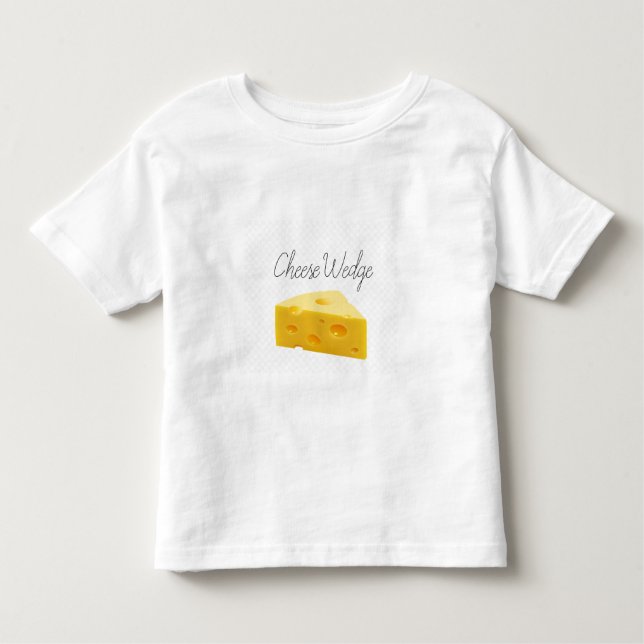 Cheese Wedge Toddler T-Shirt (Front)