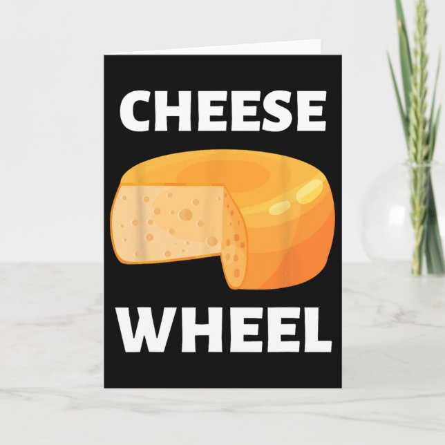Cheese Wheel Video Game Meme Design  Card (Front)