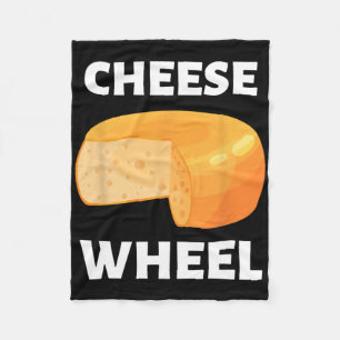 Cheese Wheel Video Game Meme Design Fleece Blanket