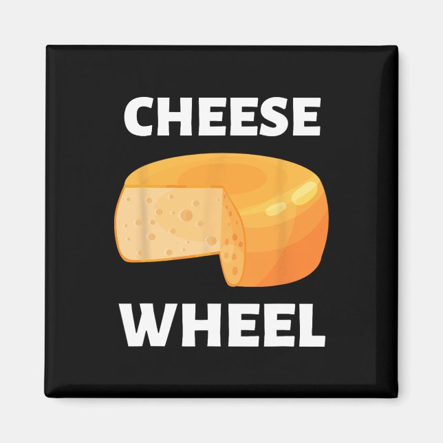 Cheese Wheel Video Game Meme Design  Magnet (Front)