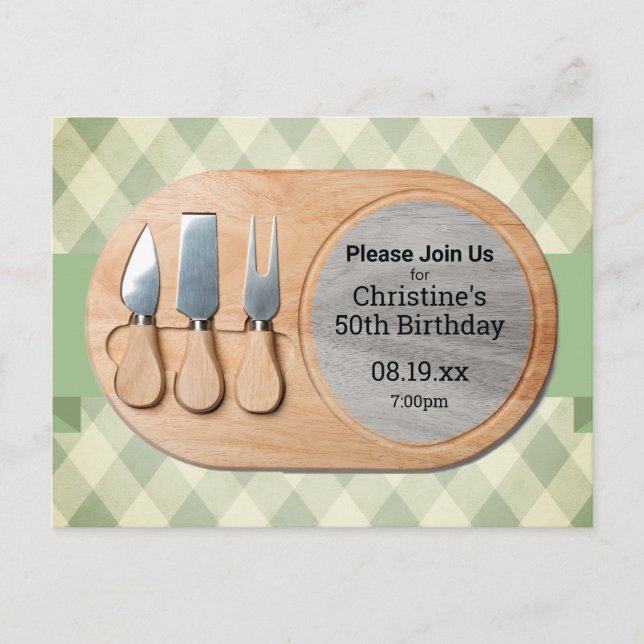 Cheeseboard Custom Charcuterie Postcard (Front)