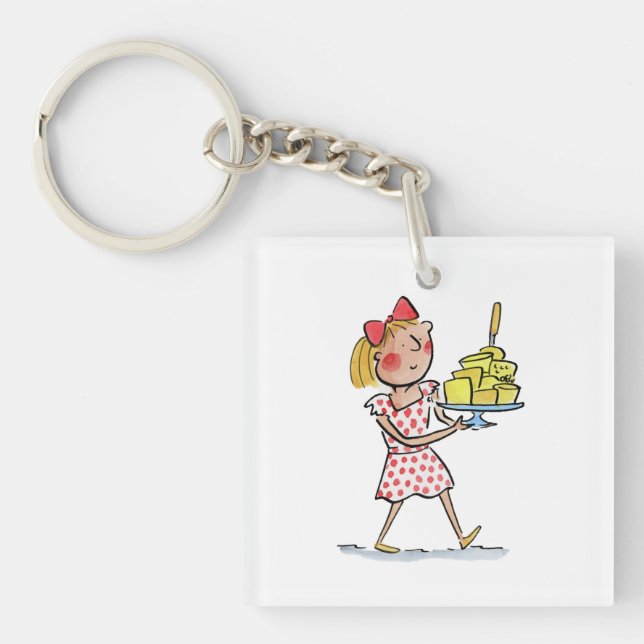 Cheeseboard Key Ring (Front)