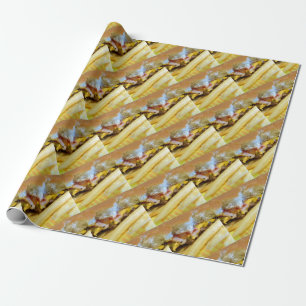 Cheeseburger and Fries Wrapping Paper