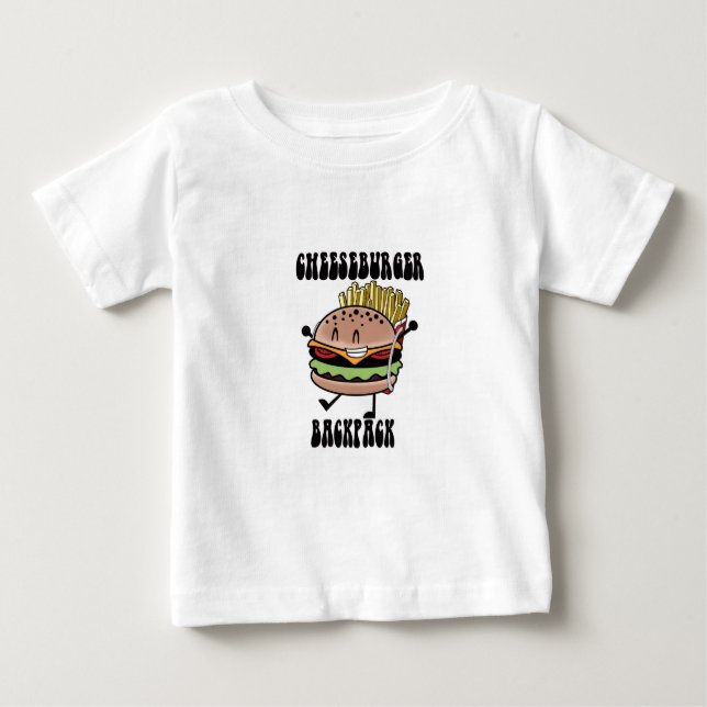 Cheeseburger Backpack T-shirt (Front)