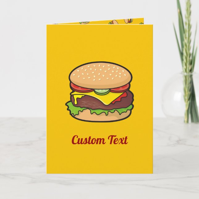 Cheeseburger Card (Front)