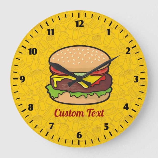 Cheeseburger Clock (Front)