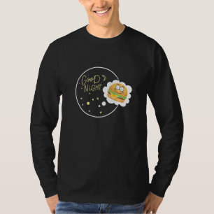 Cheeseburger French Fry & Hamburger Food Sign T-Shirt
