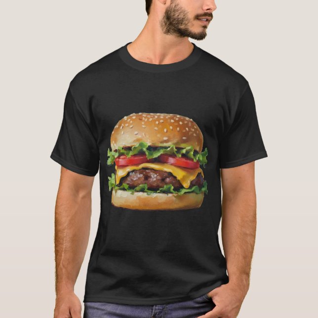 Cheeseburger in Paradise T-Shirt (Front)