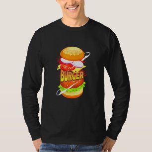 Cheeseburger Junk Food Snack Sandwich Food T-Shirt