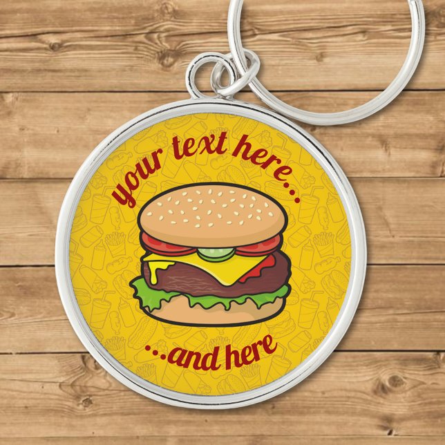 Cheeseburger Key Ring (Creator Uploaded)
