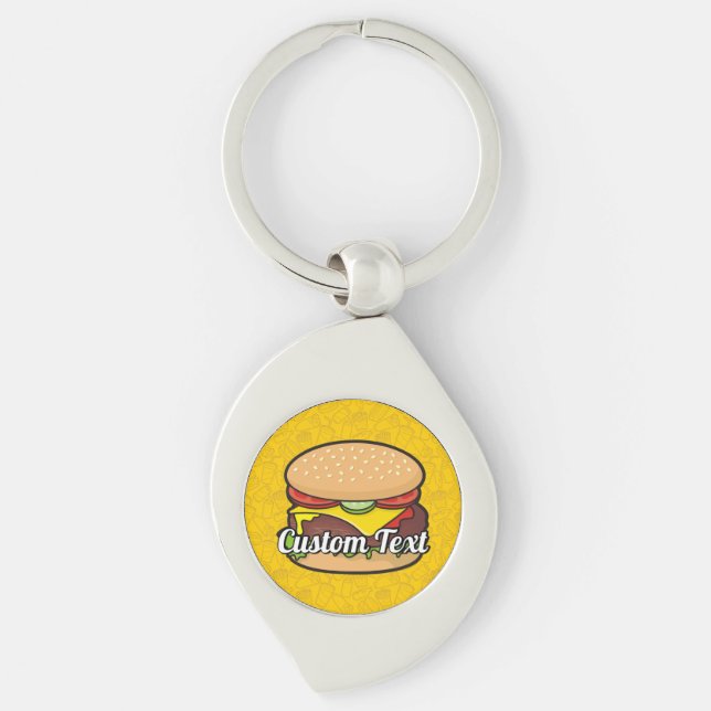 Cheeseburger Key Ring (Front)