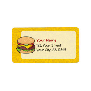 Cheeseburger Label