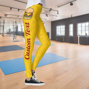 Cheeseburger Leggings