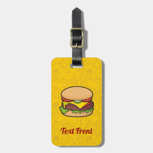 Cheeseburger Luggage Tag