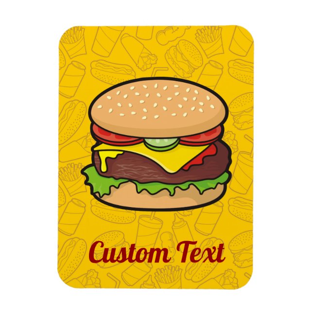Cheeseburger Magnet (Vertical)