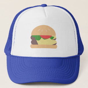 Cheeseburger Minimalist Fun Foodie Trucker Hat
