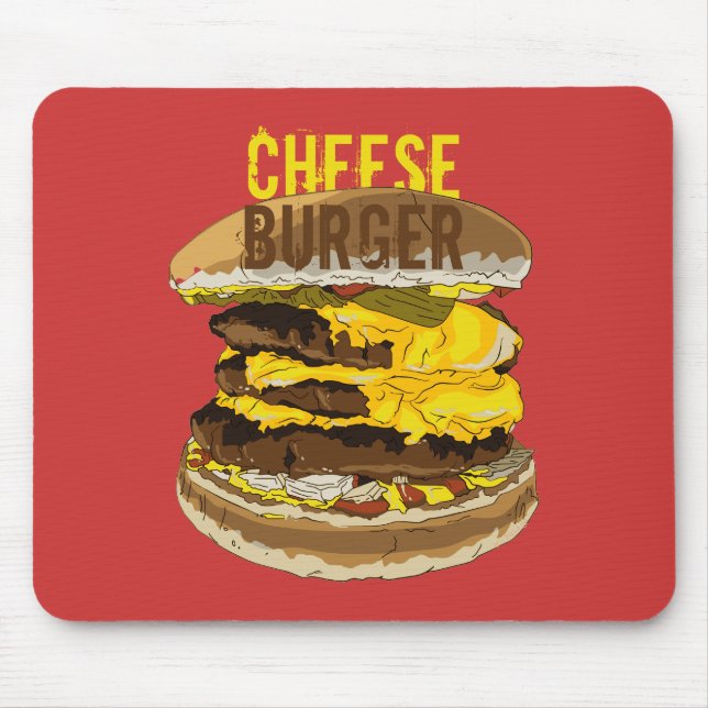 Cheeseburger Mousepad (Front)