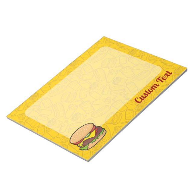 Cheeseburger Notepad (Angled)