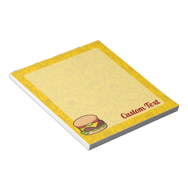 Cheeseburger Notepad (Angled)