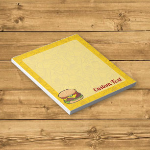 Cheeseburger Notepad