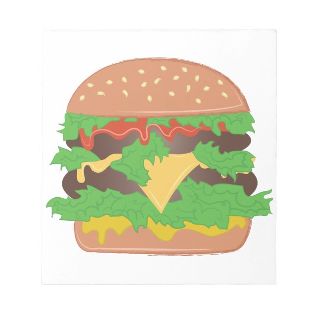 Cheeseburger Notepad (Front)