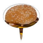 Cheeseburger On Sesame Seed Bun