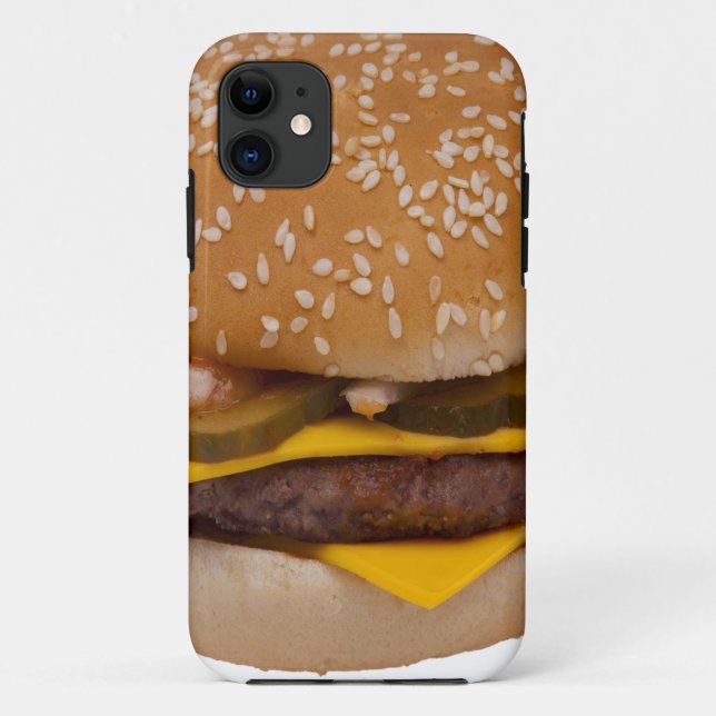 Cheeseburger On Sesame Seed Bun Case-Mate iPhone Case (Back)