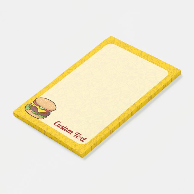 Cheeseburger Post-it Notes (Angled)