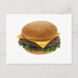 Cheeseburger Postcard
