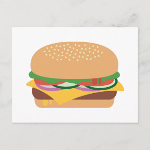 Cheeseburger Postcard